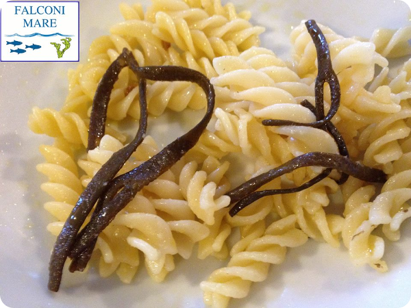 Delicius pasta with seaweed